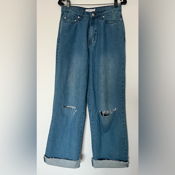 Bolongaro London women’s wide leg jeans - Picture 2 of 6